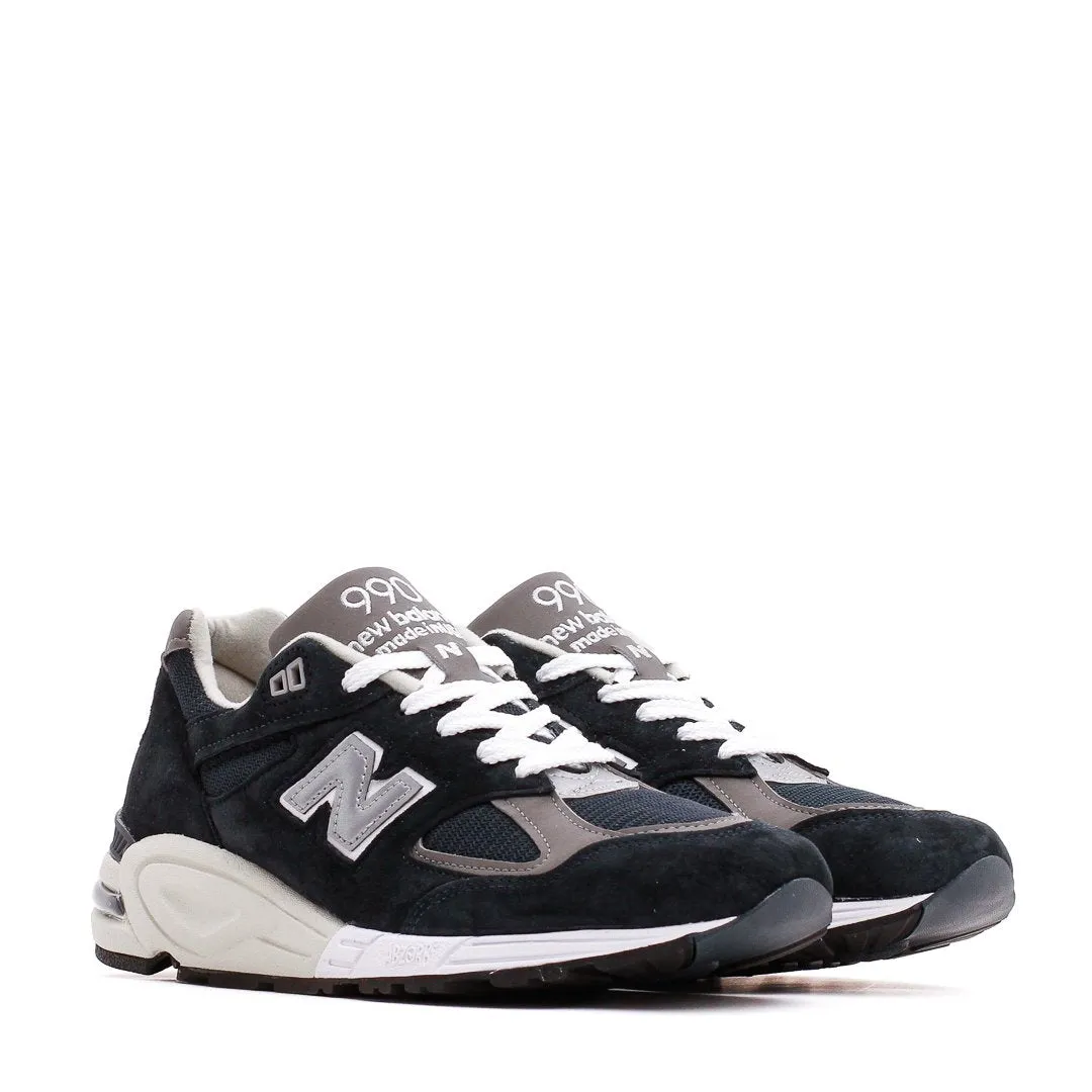 New Balance Men 990v2 Navy Made In USA M990NB2 pronation - correcting shoes