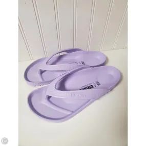 Sandals Flats By Birkenstock In Purple, Size: 7.5 Street Proof