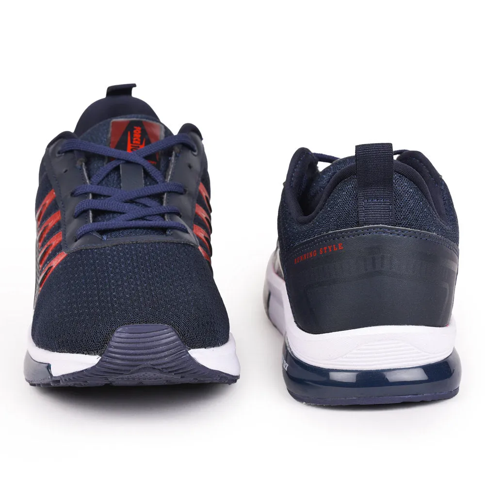 Force 10 Men Navy Blue Sports Running Shoes(GOLFER) speed - training running shoes Thermoplastic Heel Stabilizer