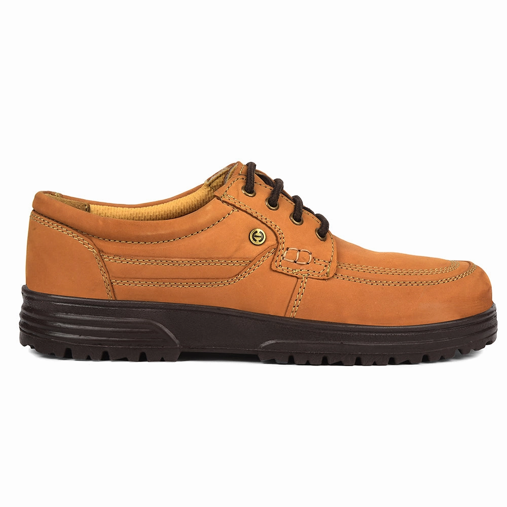 Classic Smart Fit Healers Camel Formal Lacing Derby Shoes For Men 719053AN By Liberty