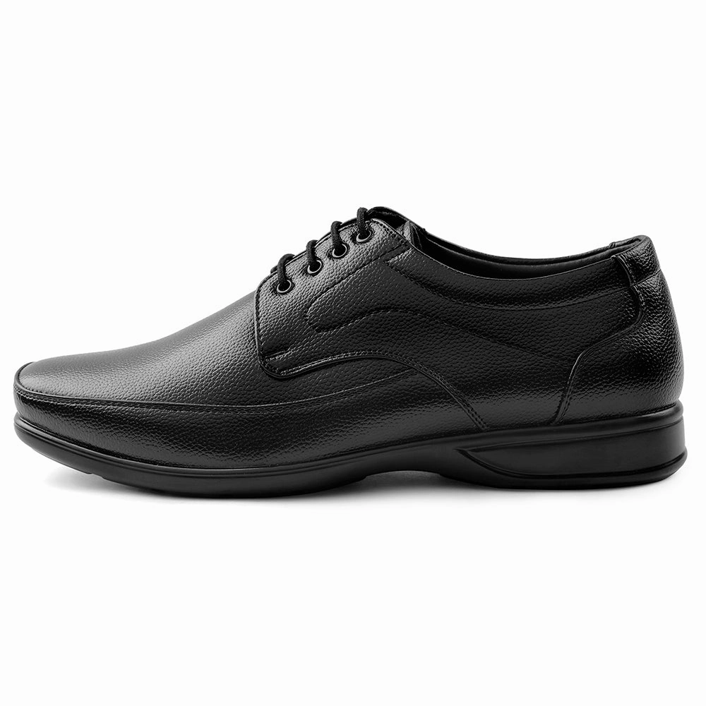 Formal Elegance Fortune Black Lacing Formal Derby Shoes For Men HML-5E By Liberty