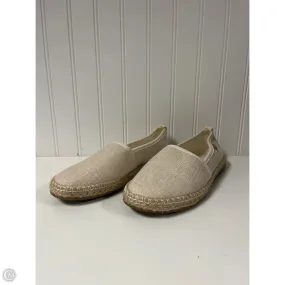 Shoes Flats By Clothes Mentor In Beige, Size: 9.5 Indoor Wear Hybrid Look