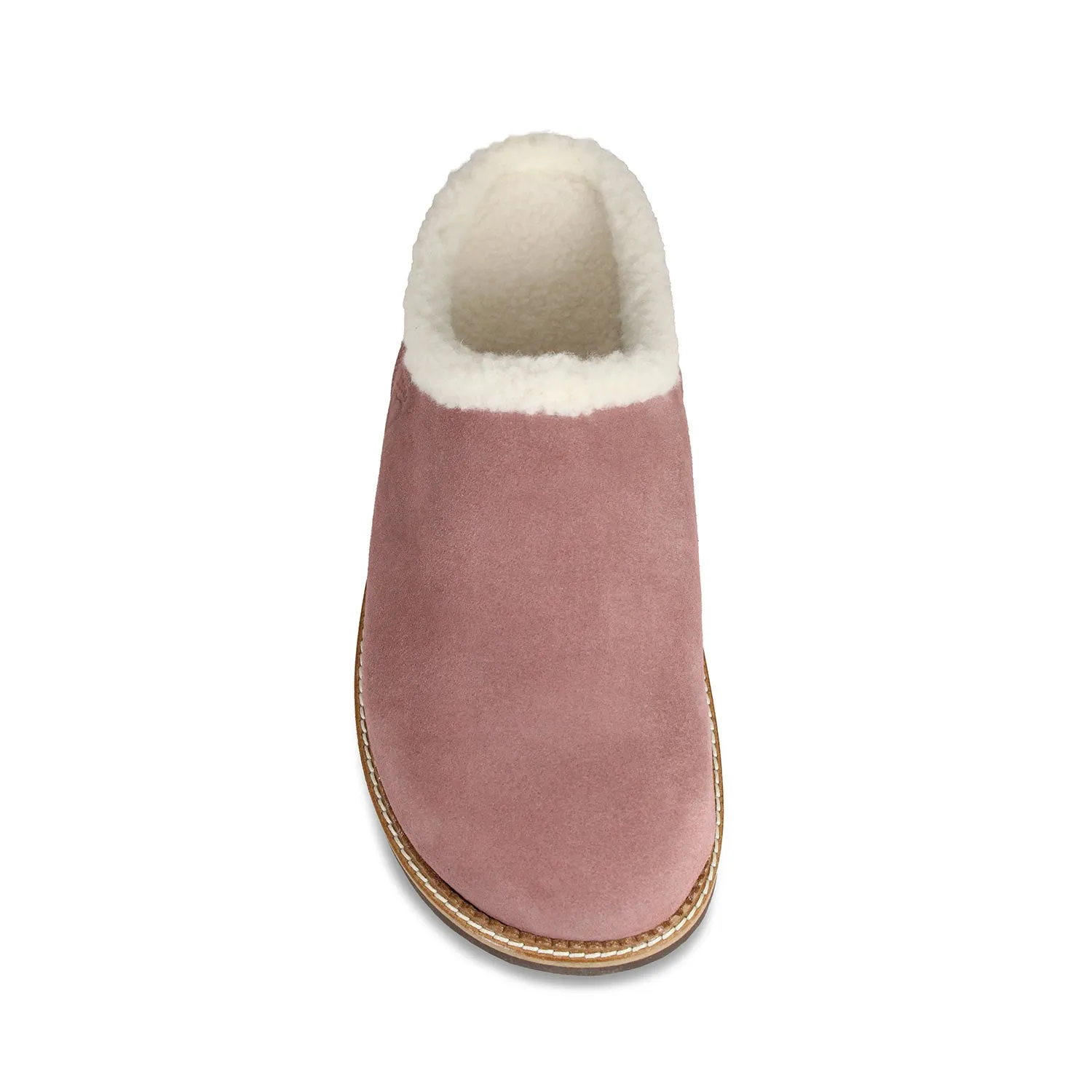Walk Style Flexible   outsole Snug: Rose Suede & Wool
