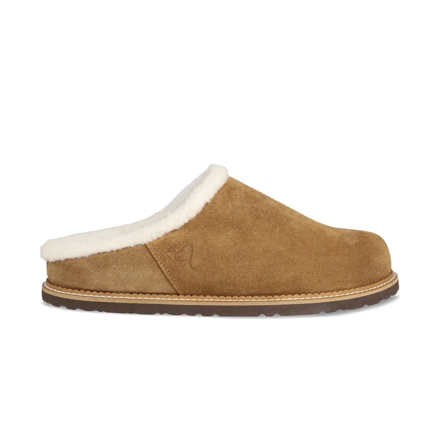 No Fuss boho vibe Snug: Tan Suede & Wool