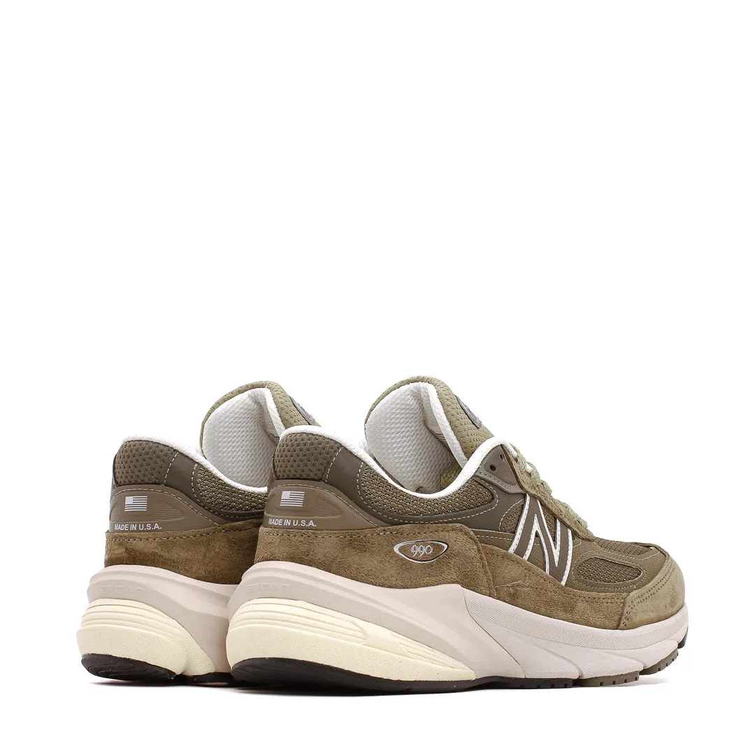 New Balance Unisex 990v6 True Camo Made In USA U990TB6 running in a metal bridge area shoes