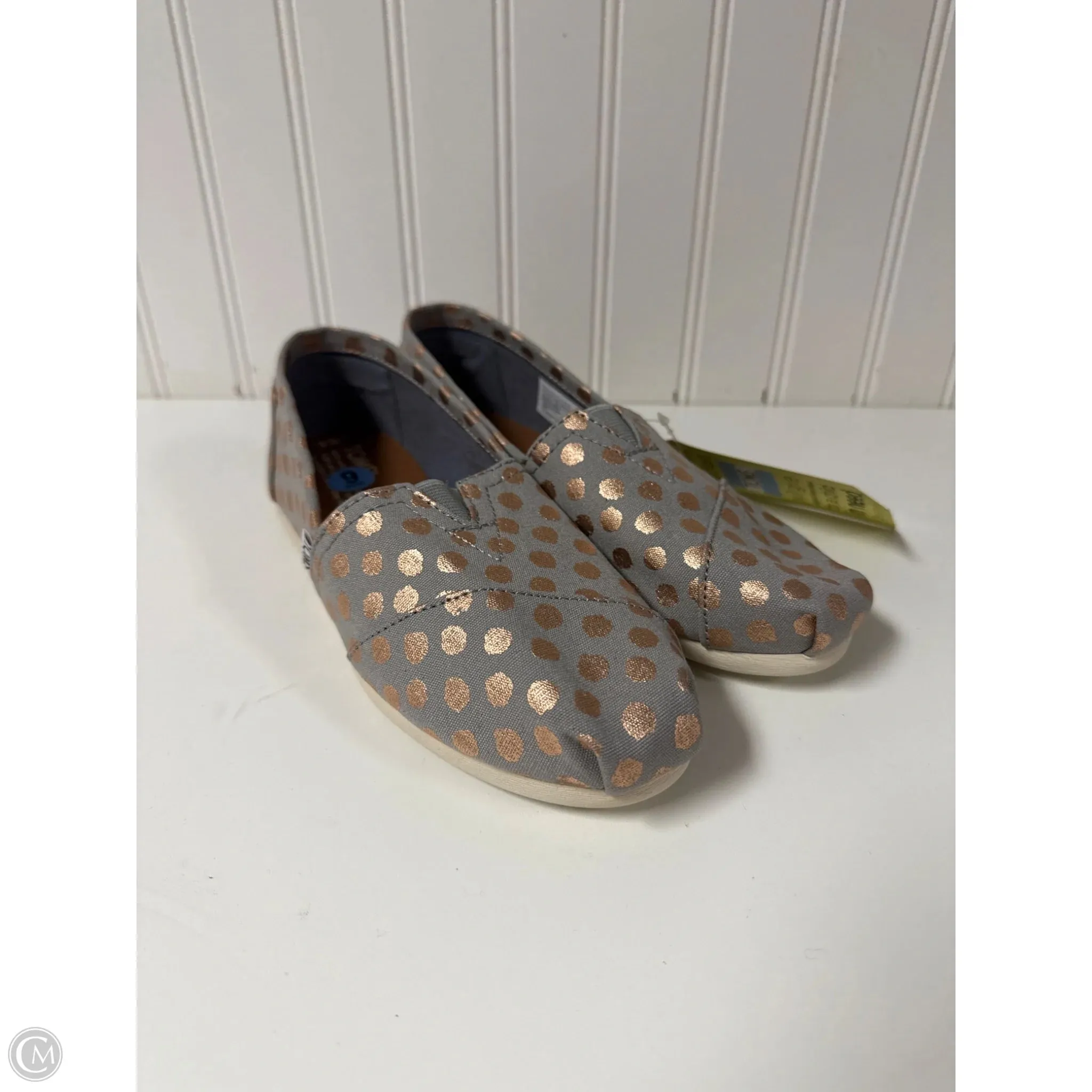 Lace Free Shoes Flats By Toms In Polkadot Pattern, Size: 6