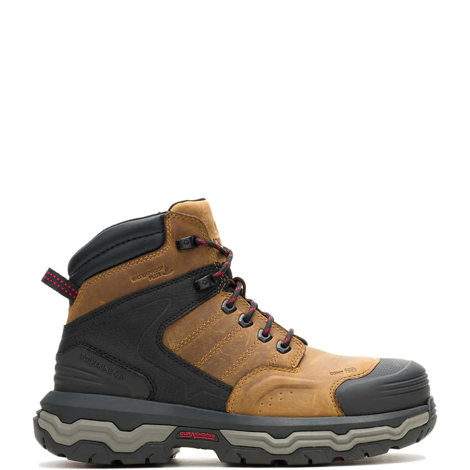 Wolverine Men's Alpha Infinity 6" Waterproof Composite Toe Work Boot City Wear Airport Run
