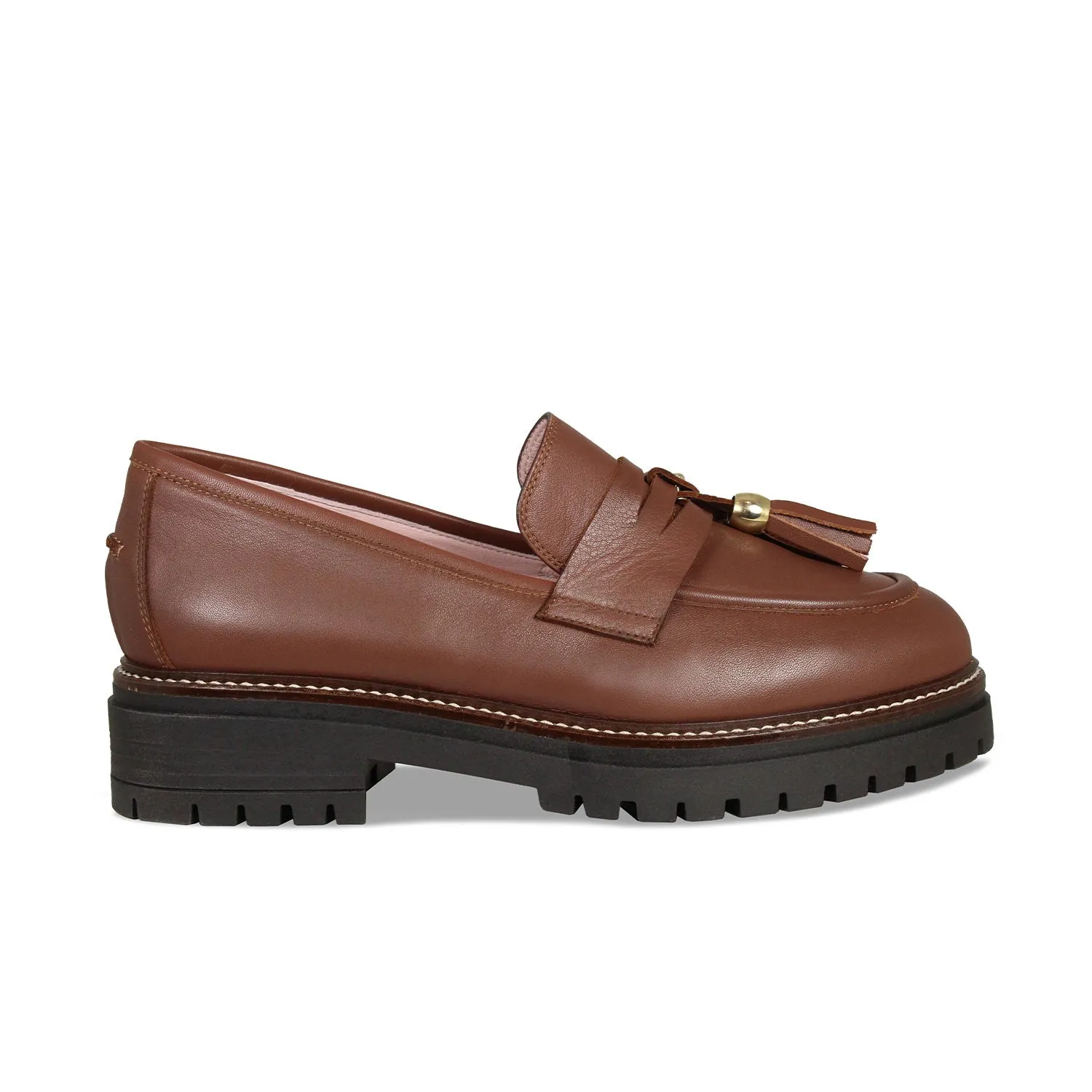 Premium cushioning Fame: Tan Leather