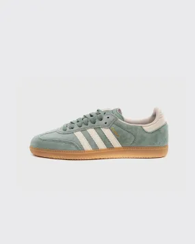 Breathable Perforations Comfort   padding Adidas Samba ADV - Silver Green/White