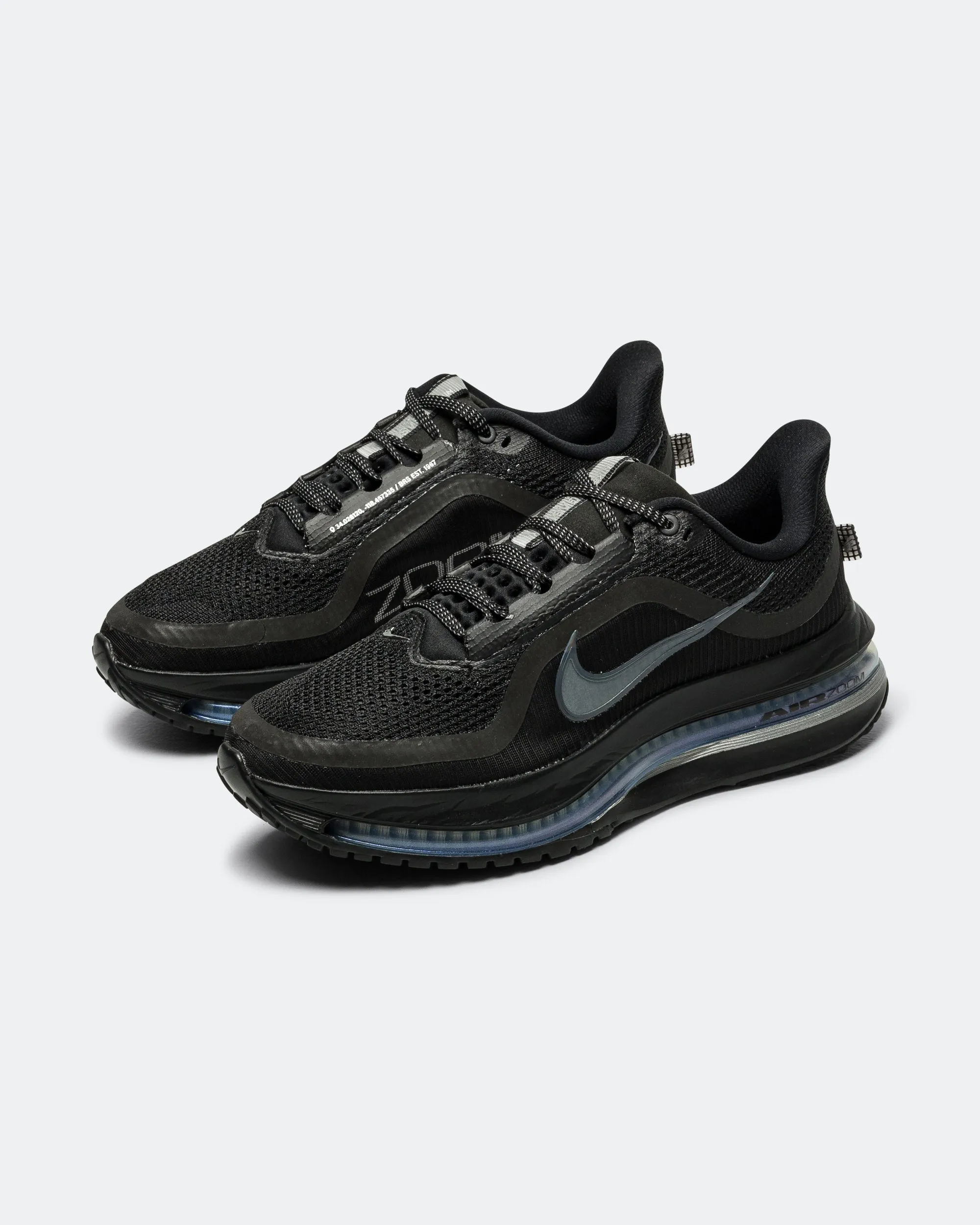 Womens Pegasus Premium - Black/Black-Metallic Silver Step Flow