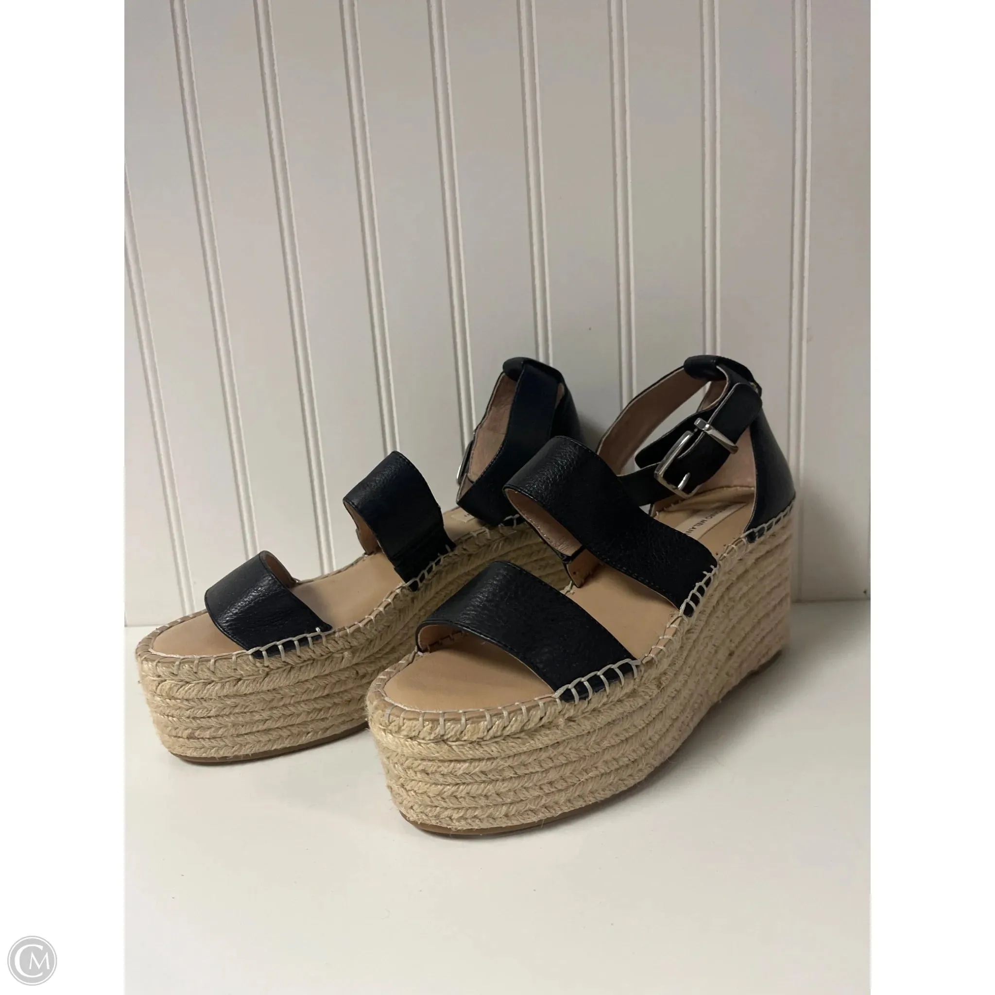 Sandals Heels Platform By Antonio Melani In Black, Size: 9.5 Pull Step