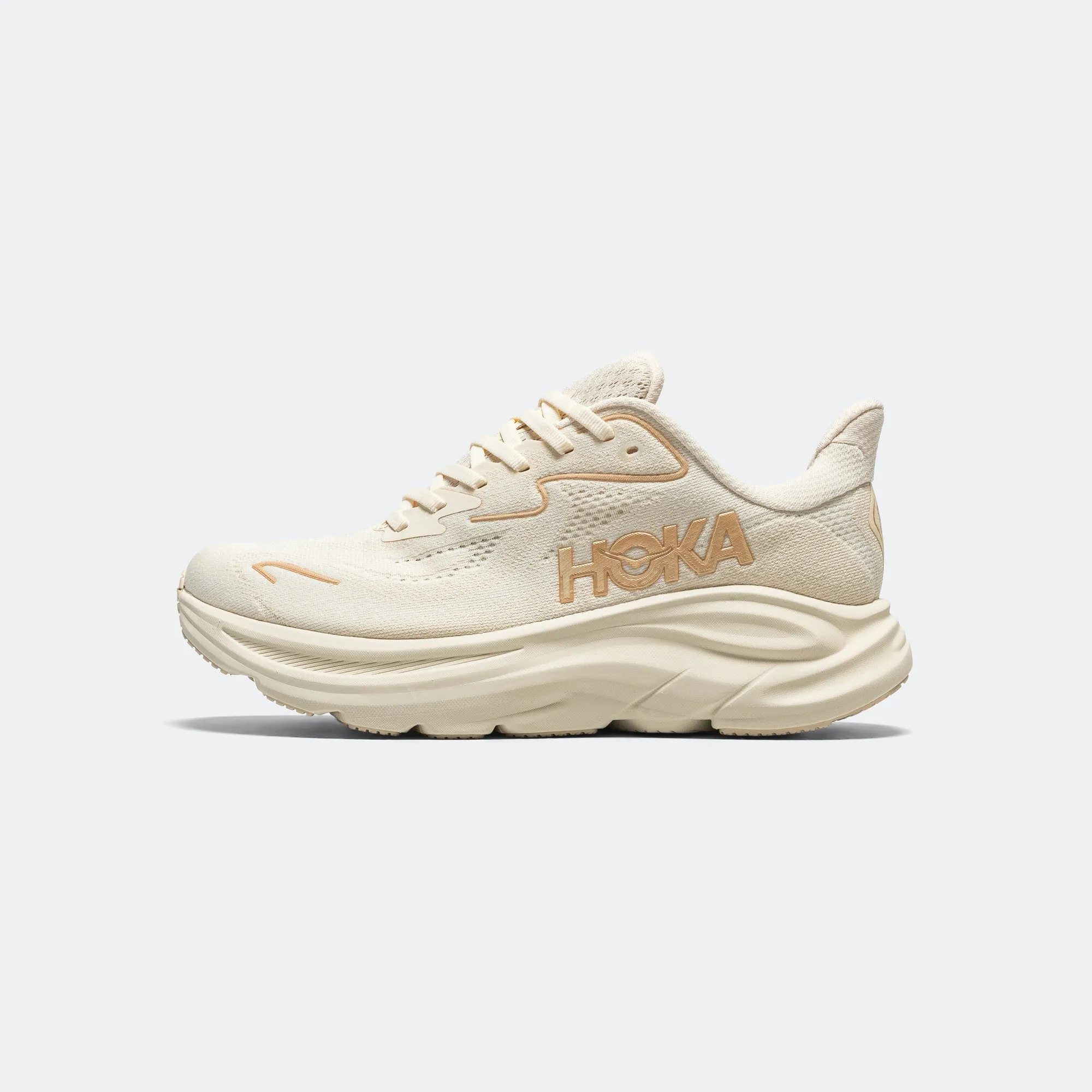 Buckle Detail Hold Hike Womens Clifton 10 - Vanilla/Birch