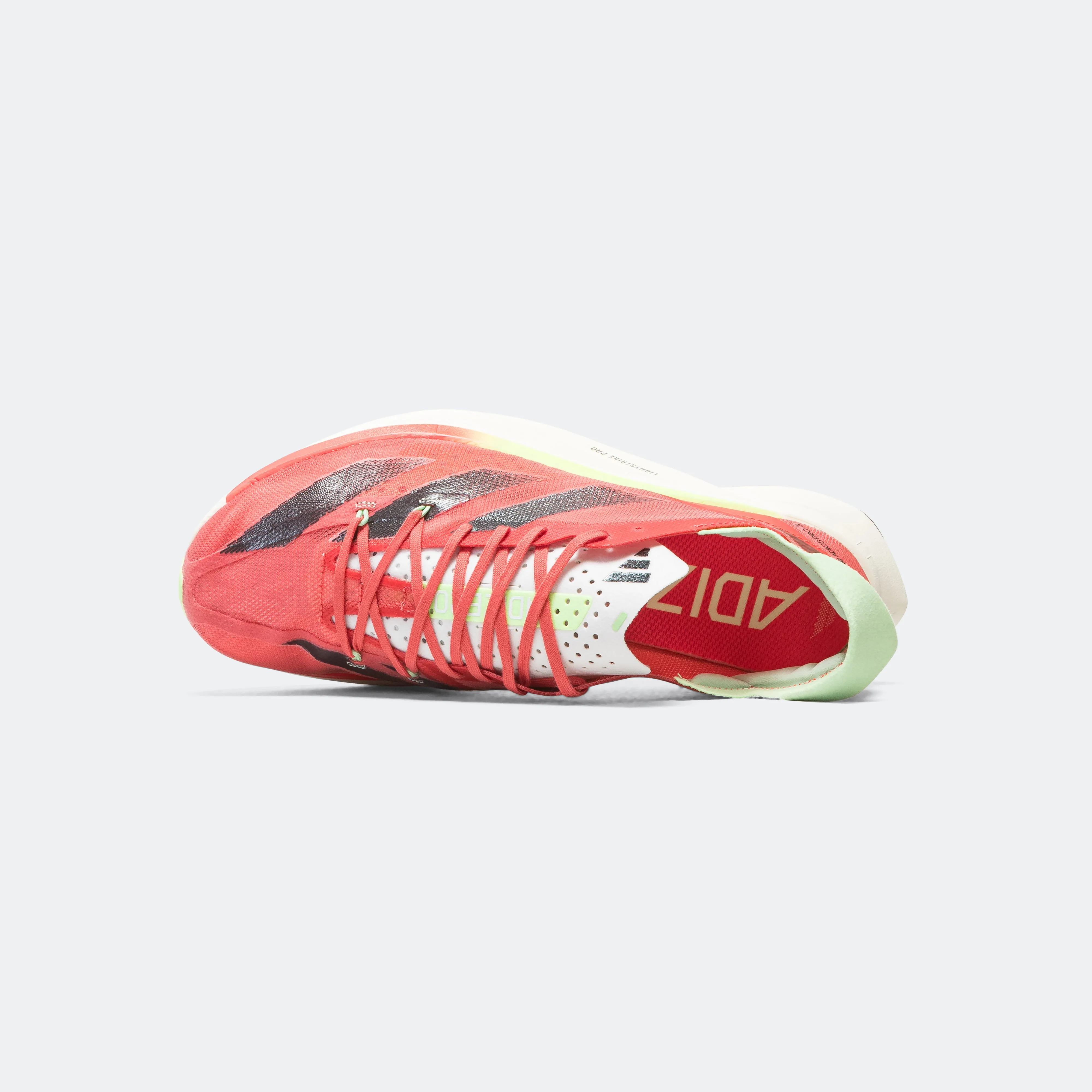 Womens Adizero Adios Pro 3 - Preloved Scarlet/Aurora Metallic-Solar Red Weekend Hike Day Wear