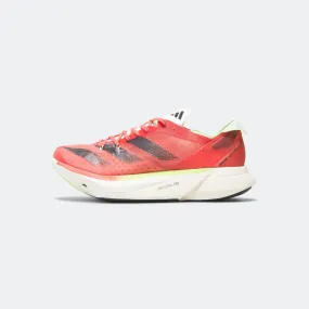 Easy Entry Womens Adizero Adios Pro 3 - Preloved Scarlet/Aurora Metallic-Solar Red