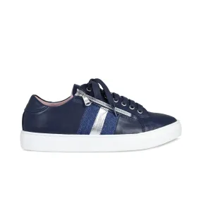 Sprint: Navy Leather & Denim Low Profile Design