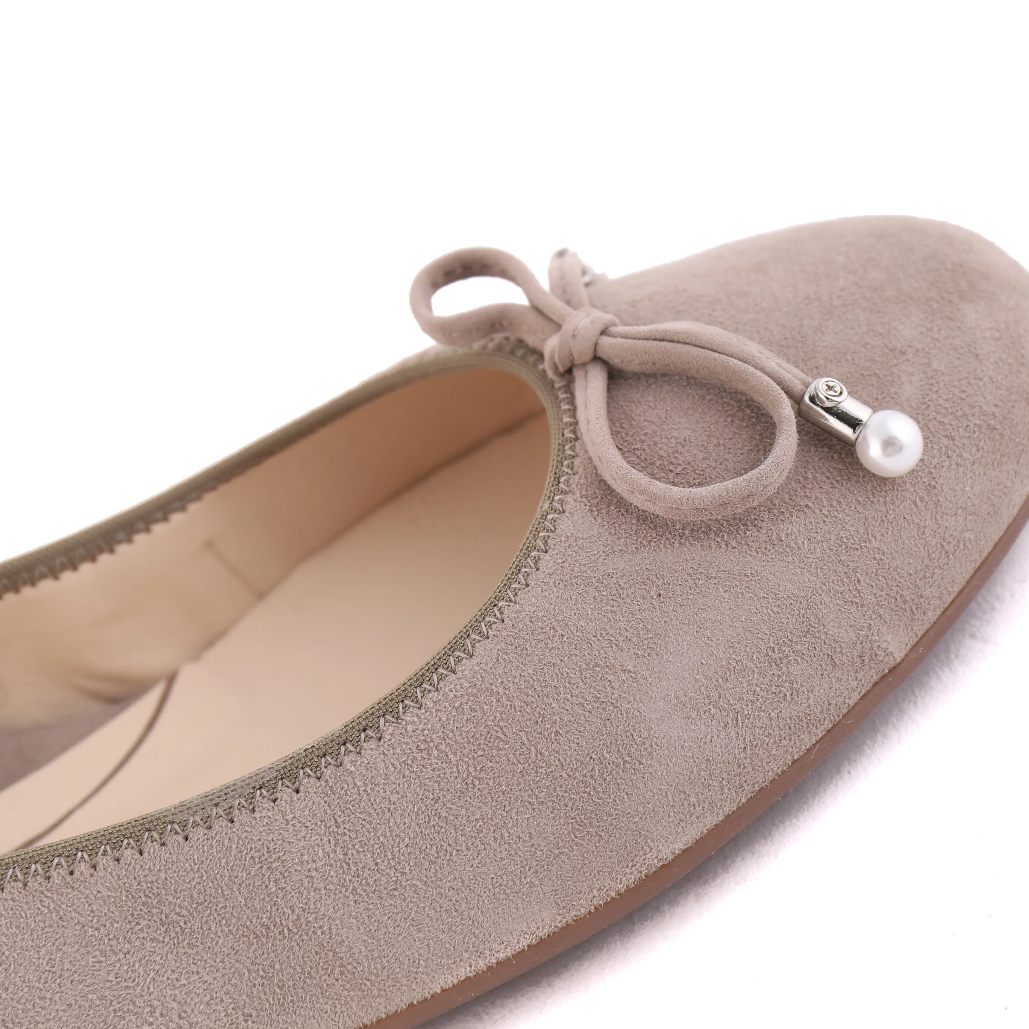 Reliable Footwear 31324 Taupe Suede