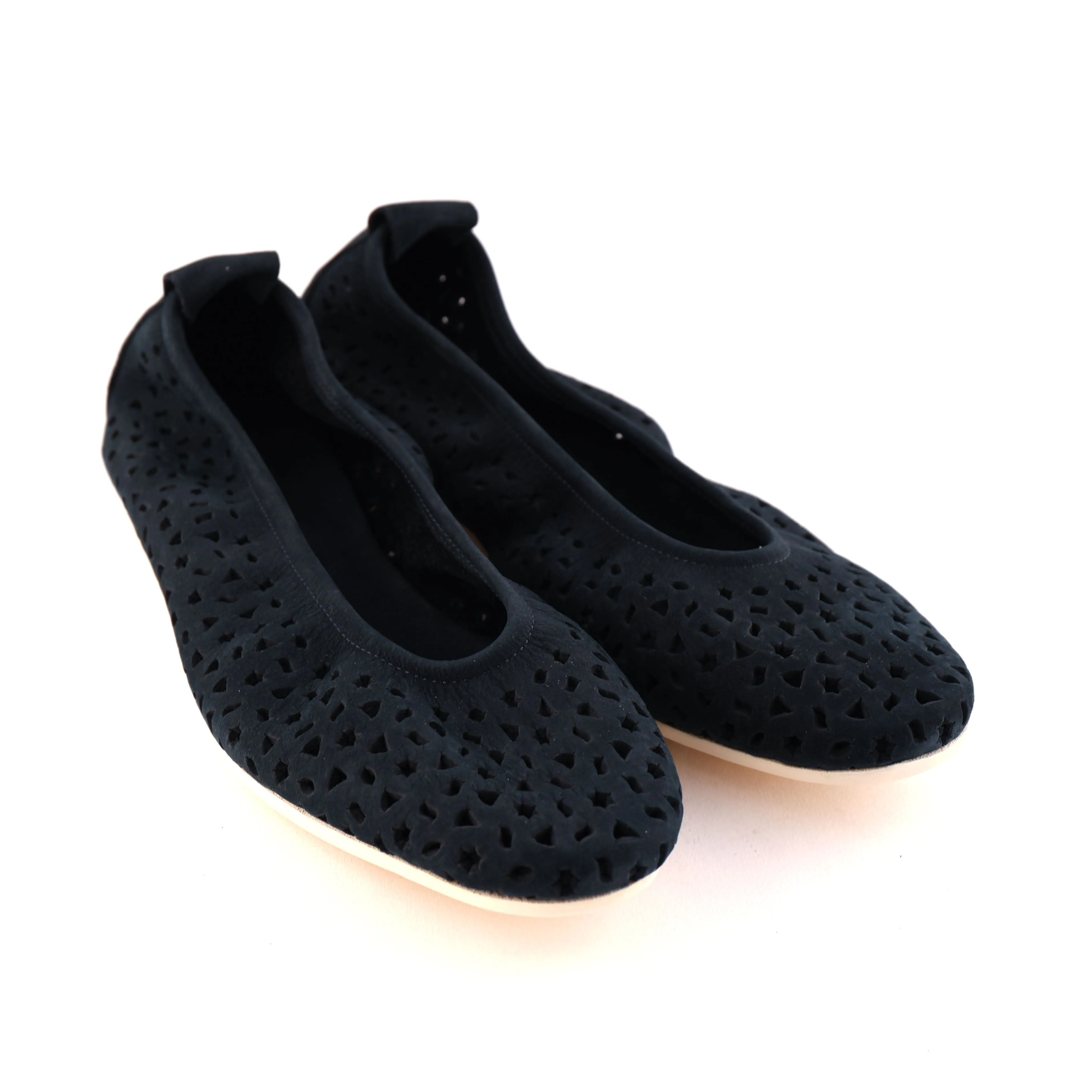 LILY Navy and White Minimalist Look Relaxed Sole