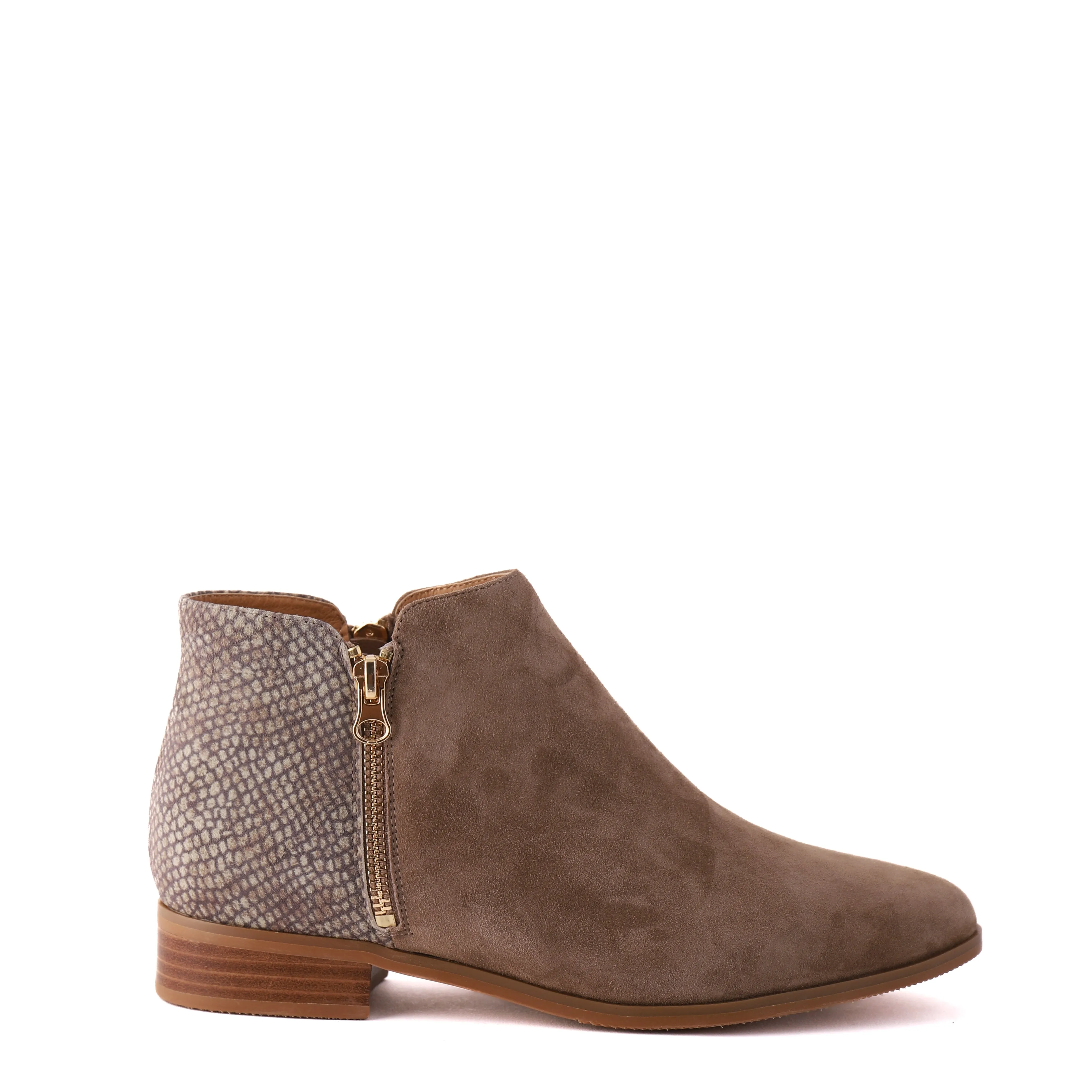 Casual Elegance Breath Flow RIVER Taupe Suede/Snake