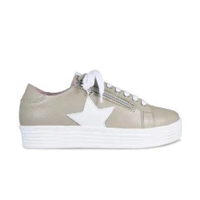 Hop Hike Star: Pale Taupe Leather