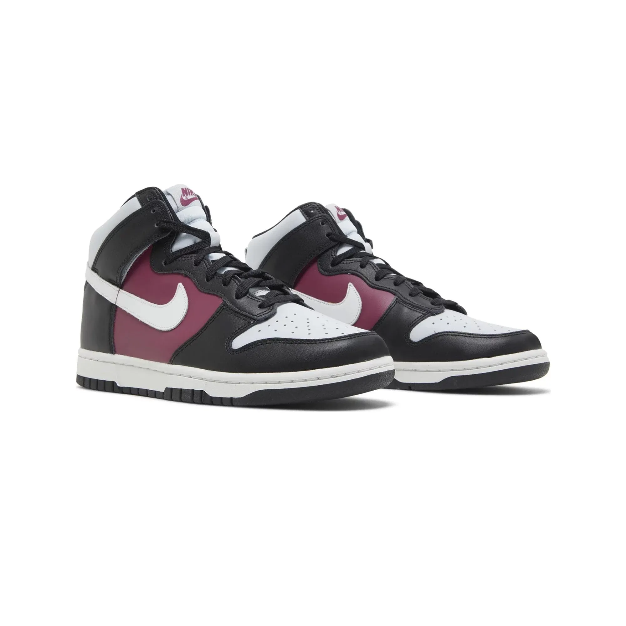 Nike Dunk High 'Black Rosewood Pure Platinum' Women's Flexible Performance Functional