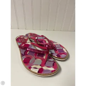 Model Day Modern Minimal Sandals Designer By Coach In Pink, Size: 10