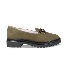 Velcro Strap Chill Feet Treasure: Khaki Suede