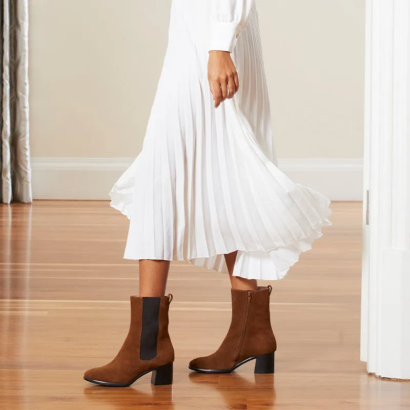 Grass Hike Soft Flex Midsole Fern: Tan Suede