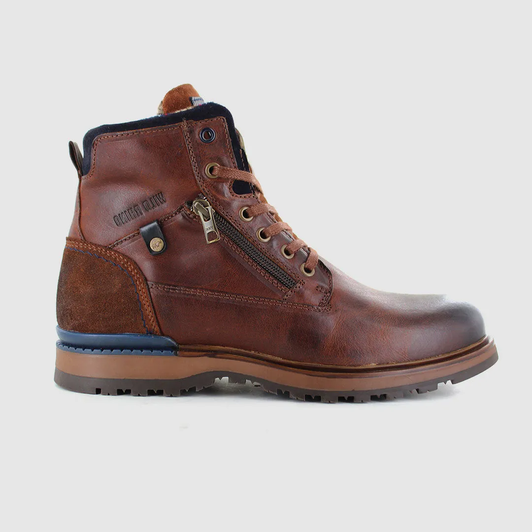 Stout Lace Up Boots Dark Brown Mountain Climbing