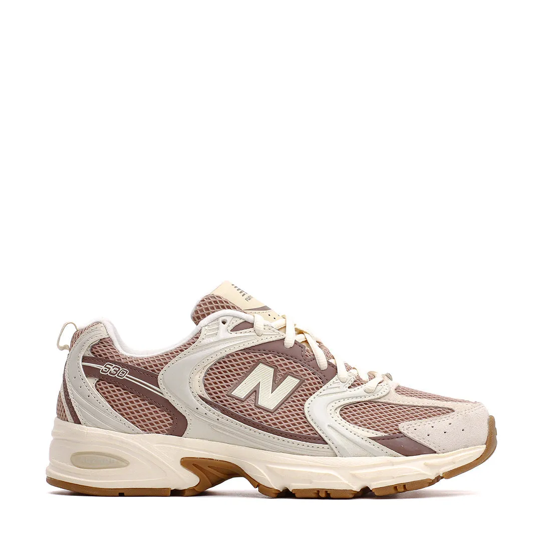 New Balance Unisex 530 Bisque Earth Shadow Gum U530SUA Bouncy Midsole Compound running in a gulf area shoes