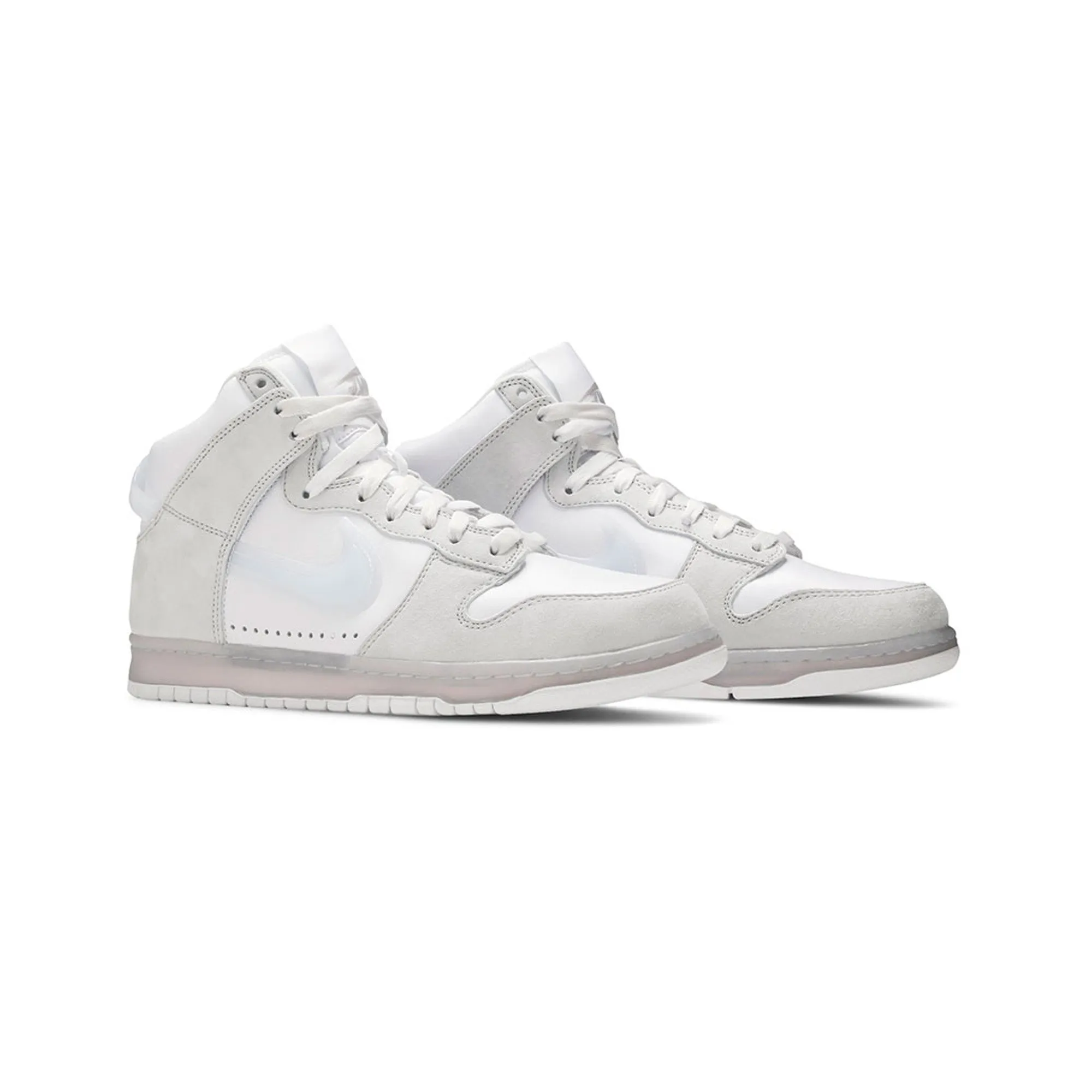 Dunk High Slam Jam 'White Pure Platinum' (2020) perforated Breathable Tongue Construction