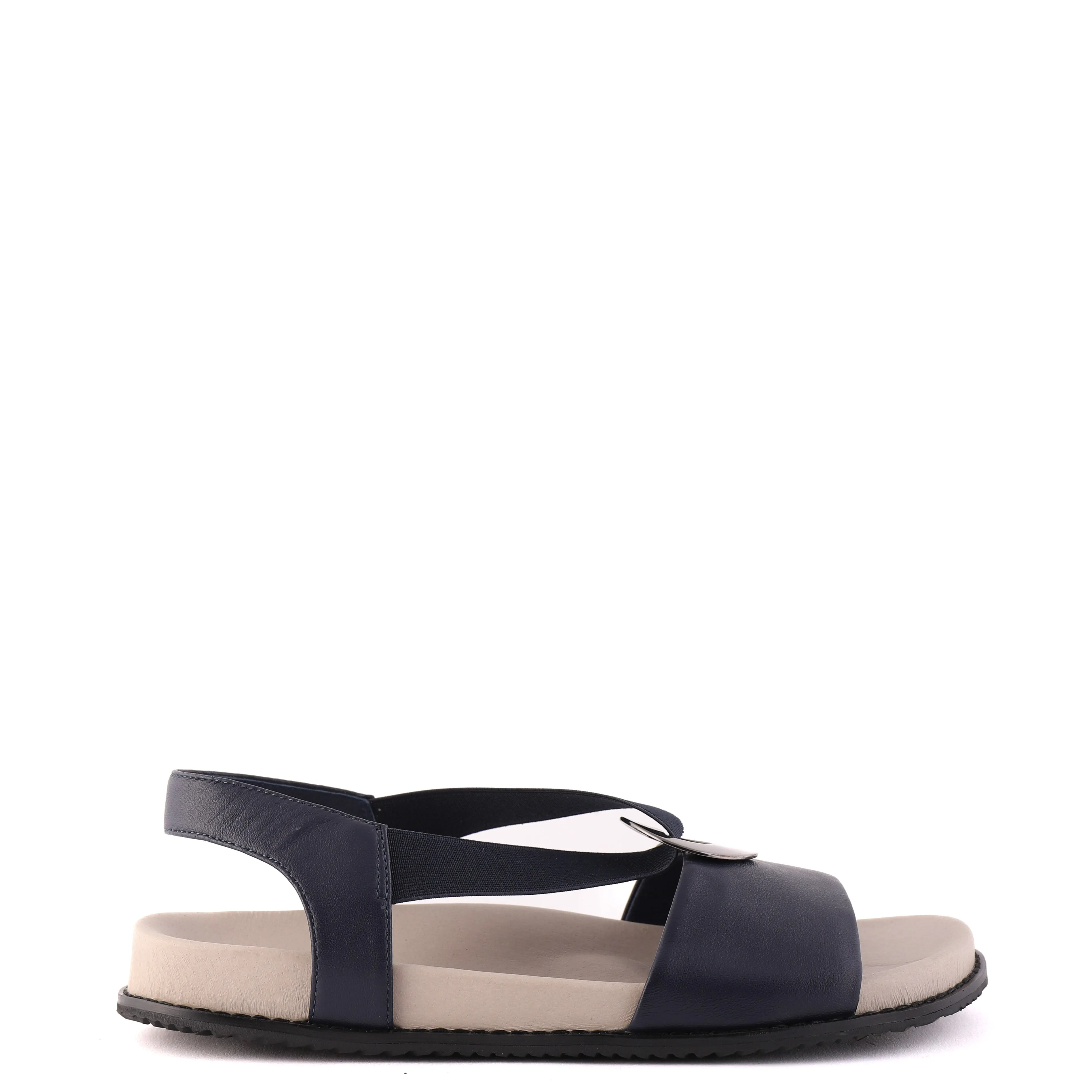 ROMY Navy Textured Footbed Foam Comfort