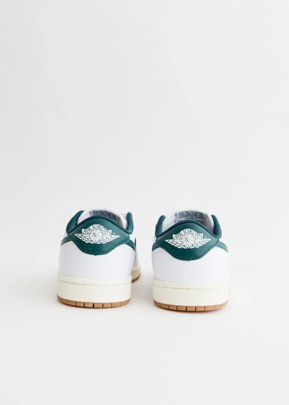 Women's Air Jordan 1 Low OG 'Oxidized Green' Sneakers Mild Support Star Hike