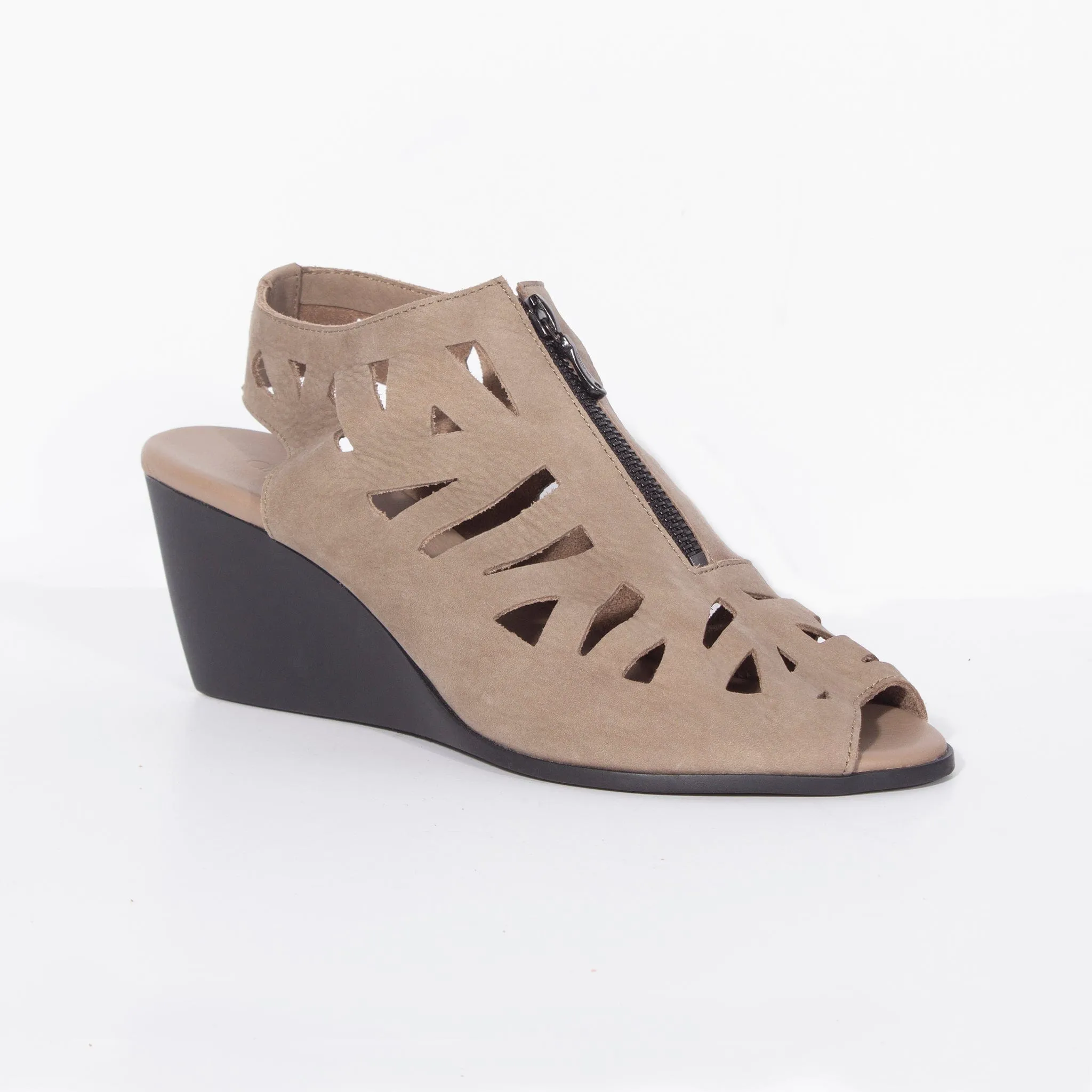 Modern Design Unique Style EGGAYA Taupe Nubuck