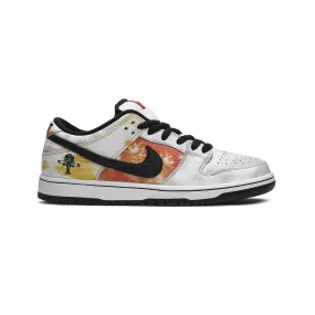 Layered sole SB Dunk Low 'Raygun Tie-Dye White' (2021)
