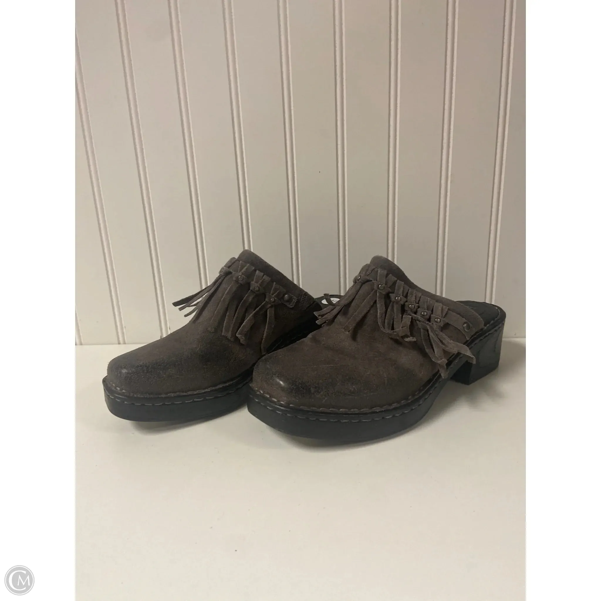 Shoes Heels Block By Born In Grey, Size: 7 Breezy Feel Motion Ease