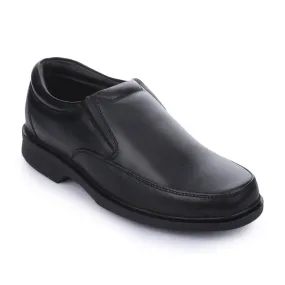 Client Meeting Air Knit Healers Formal (Black) Slip-On Loafers Shoes For Men FL-1413 By Liberty