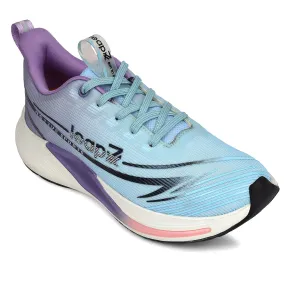 triathlete shoes Impact Diffusing Plate Leap7x Blue Sports Lacing Running Shoes For Women LIBYA-1 By Liberty