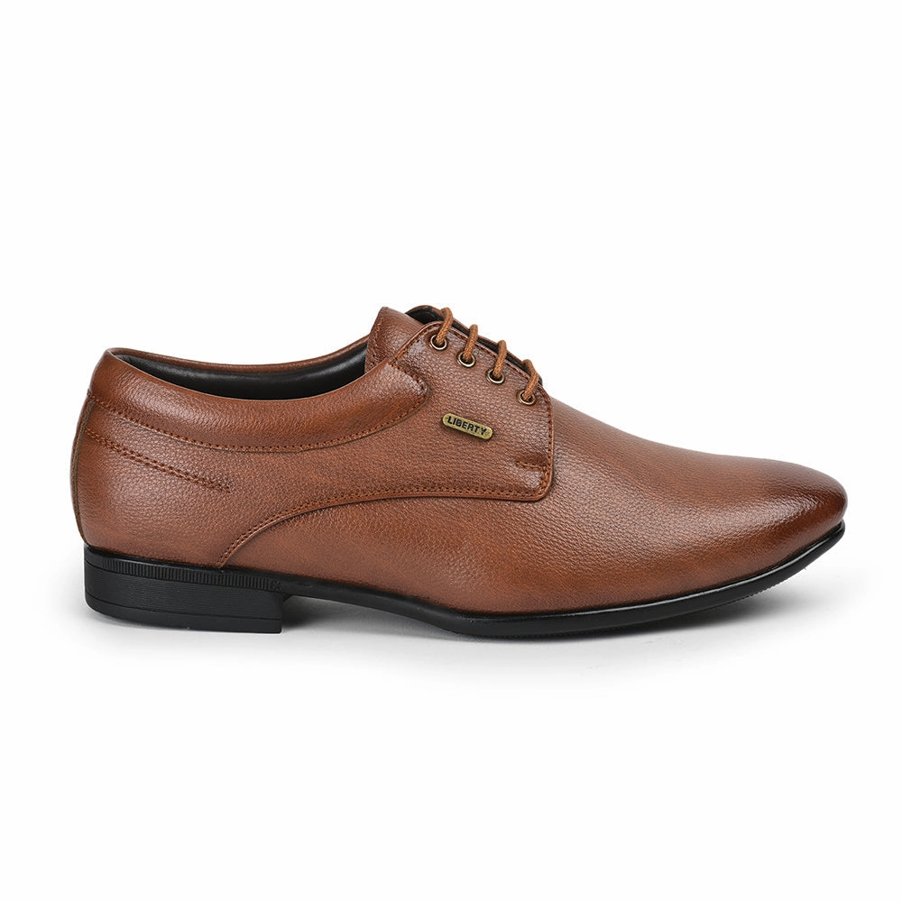All-Season Versatility Heritage Vibe Fortune By Liberty Men HOL-110 Tan Formal Lacing Derby Shoes