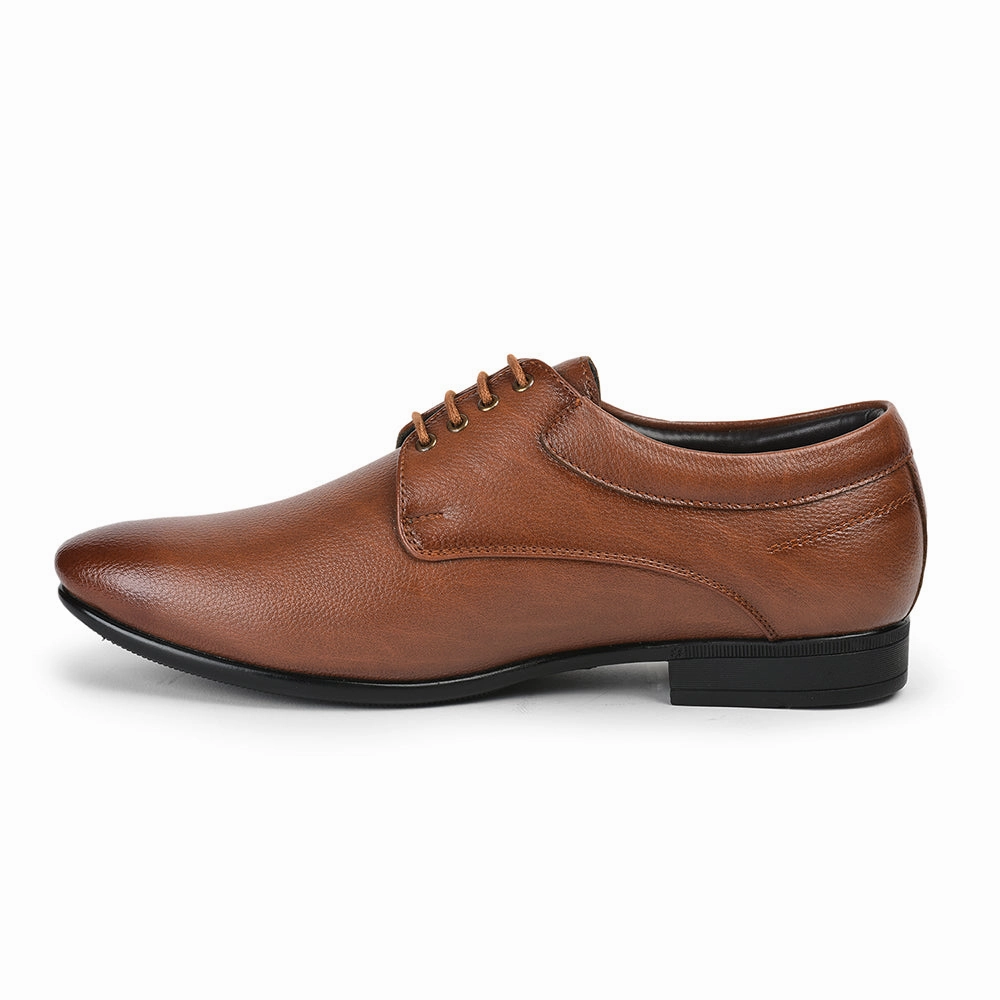 All Purpose Footwear Fortune By Liberty Men HOL-110 Tan Formal Lacing Derby Shoes