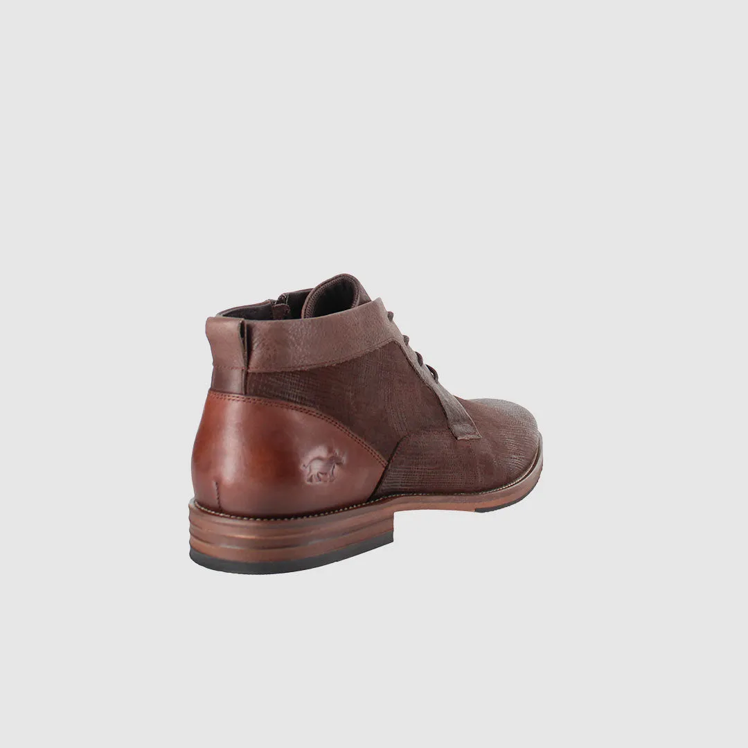 Tailor Lace Up Boots Coffee Padded Interior Work Commute Padded Interior Cold Climate