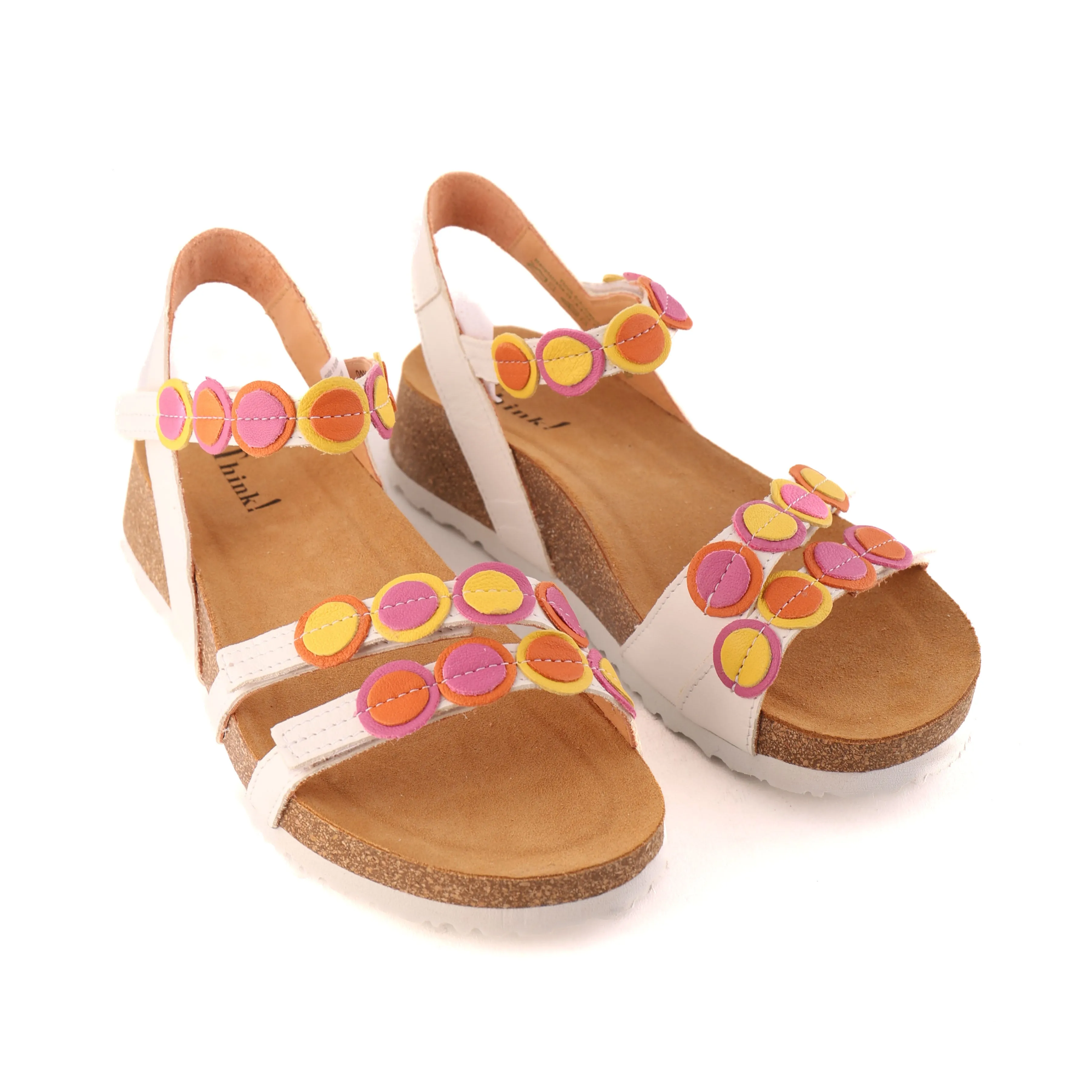 TANIKA White Multi Relaxing Shoes