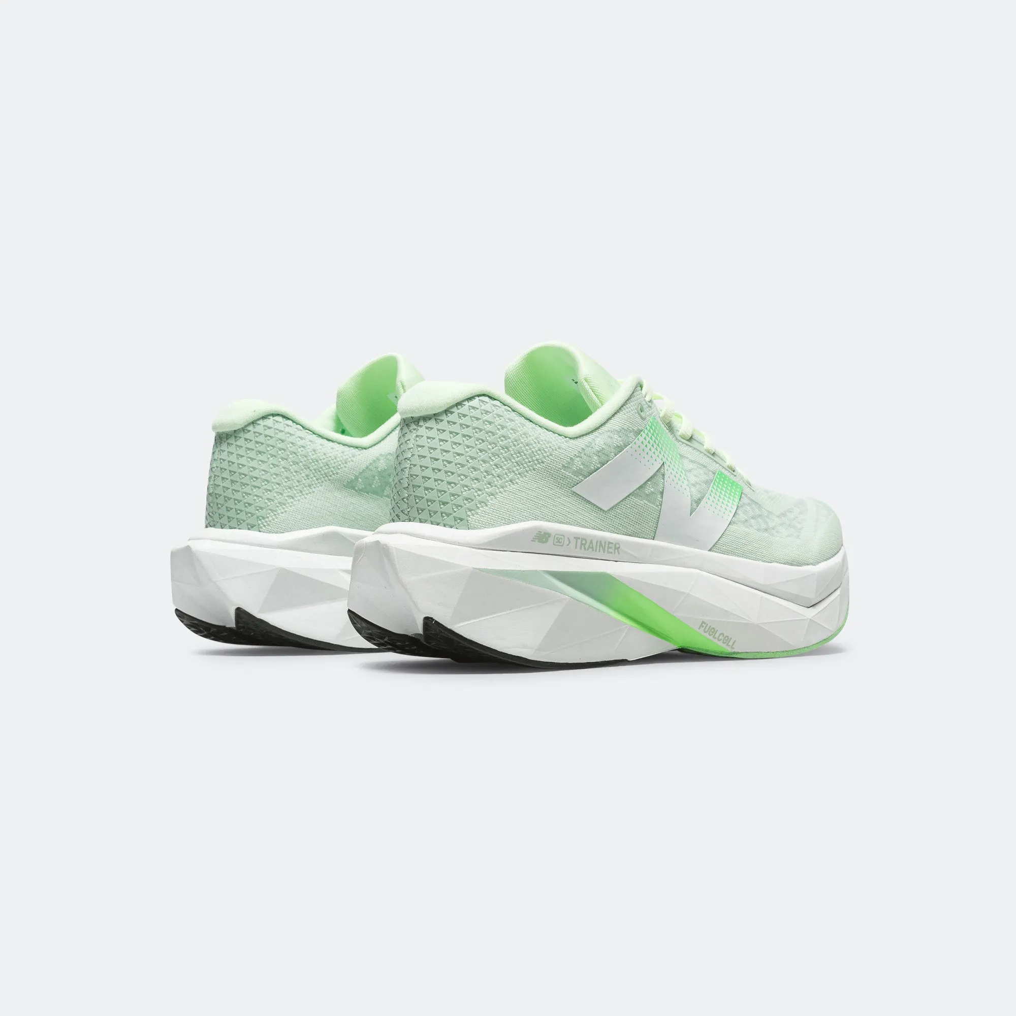 Womens FuelCell SuperComp Trainer v3 - Melon Water/Clay Ash-White Breathable Perforated Panel