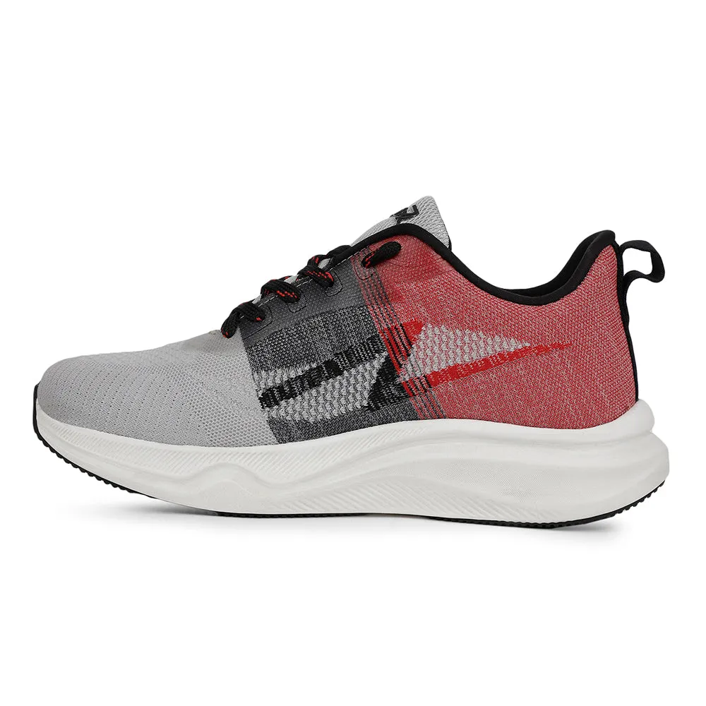 Leap7x Maroon Sports Lacing Running Shoes For Men GHD-22 By Liberty ice running shoes lightweight - construction shoes