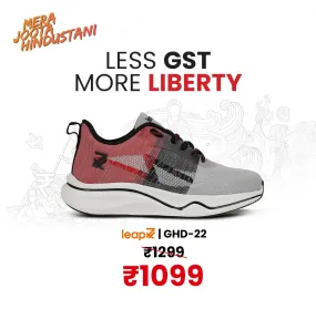 Leap7x Maroon Sports Lacing Running Shoes For Men GHD-22 By Liberty Outdoor necessity