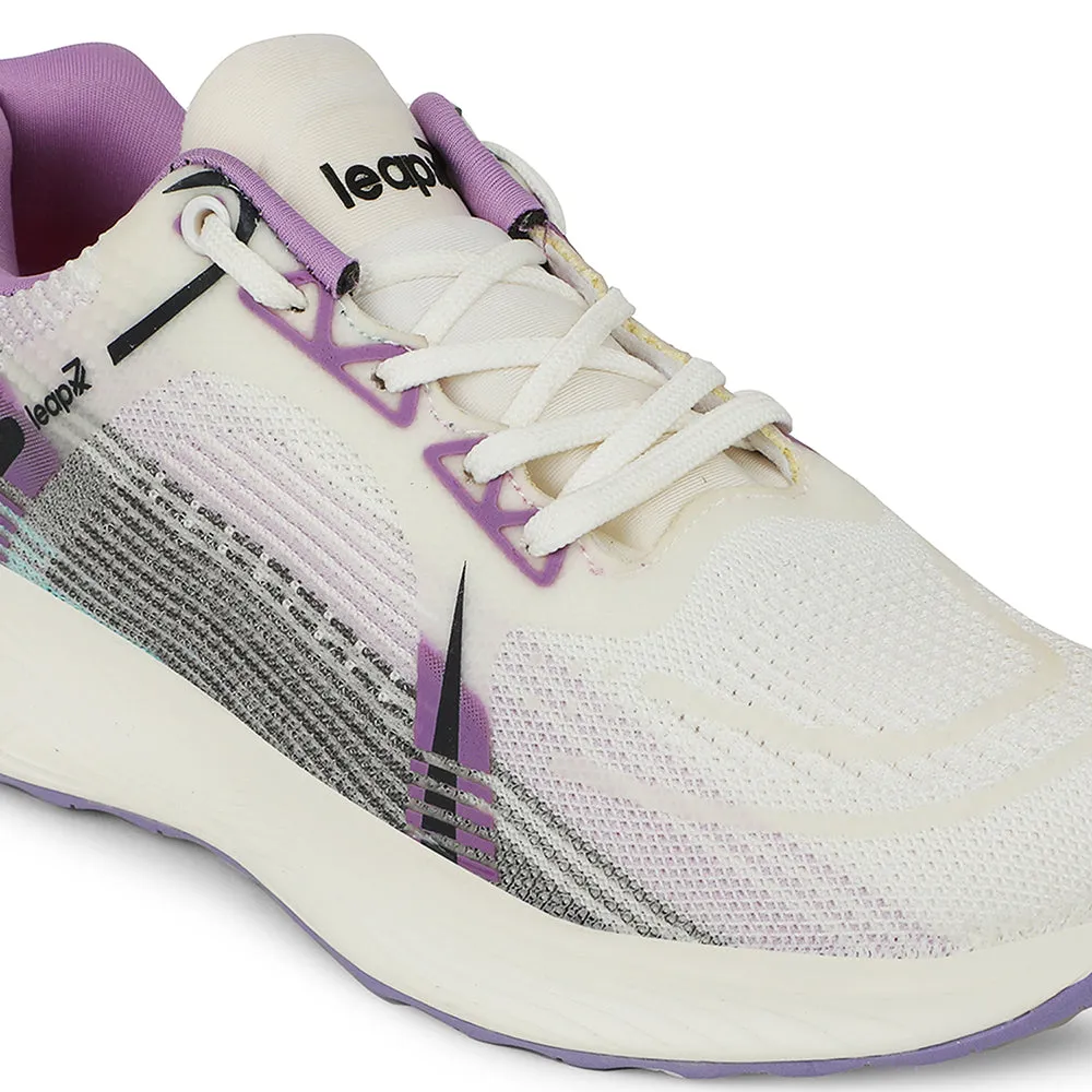 running in cloudy weather shoes Trail   Ready Leap7x Purple Sports Running Shoes For Women STELLA By Liberty