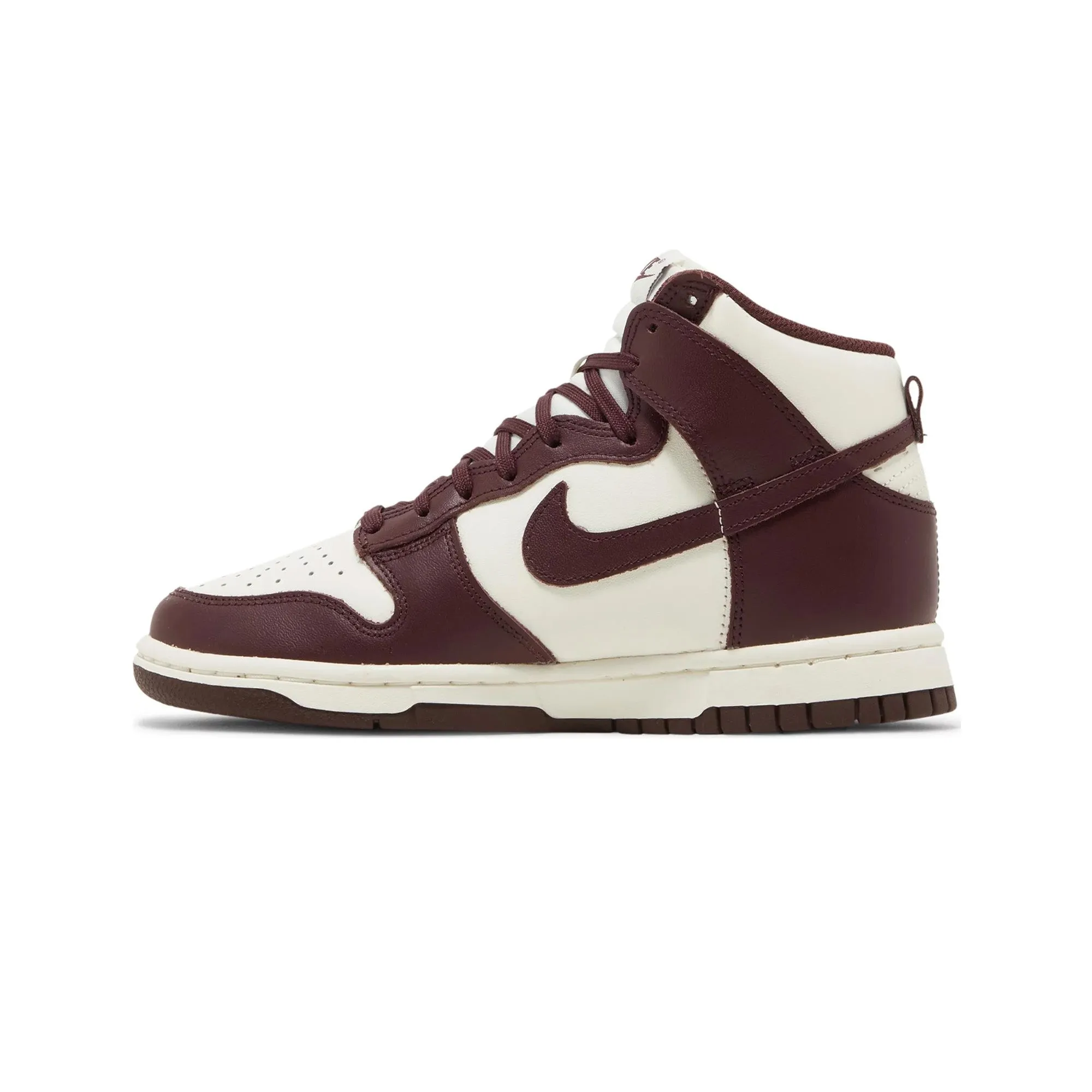 Nike Dunk High 'Burgundy Crush' Women's (2022) Durable Frame Gel Infused Heel Pad