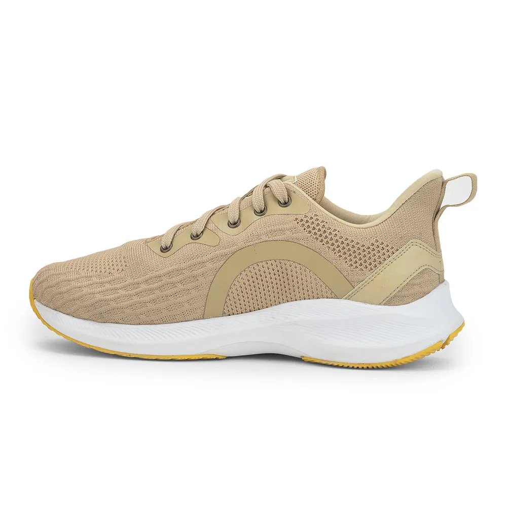 Leap7x Lacing Sports Shoes For Men (Beige) CHALANGE-2 By Liberty odor - resistant running option