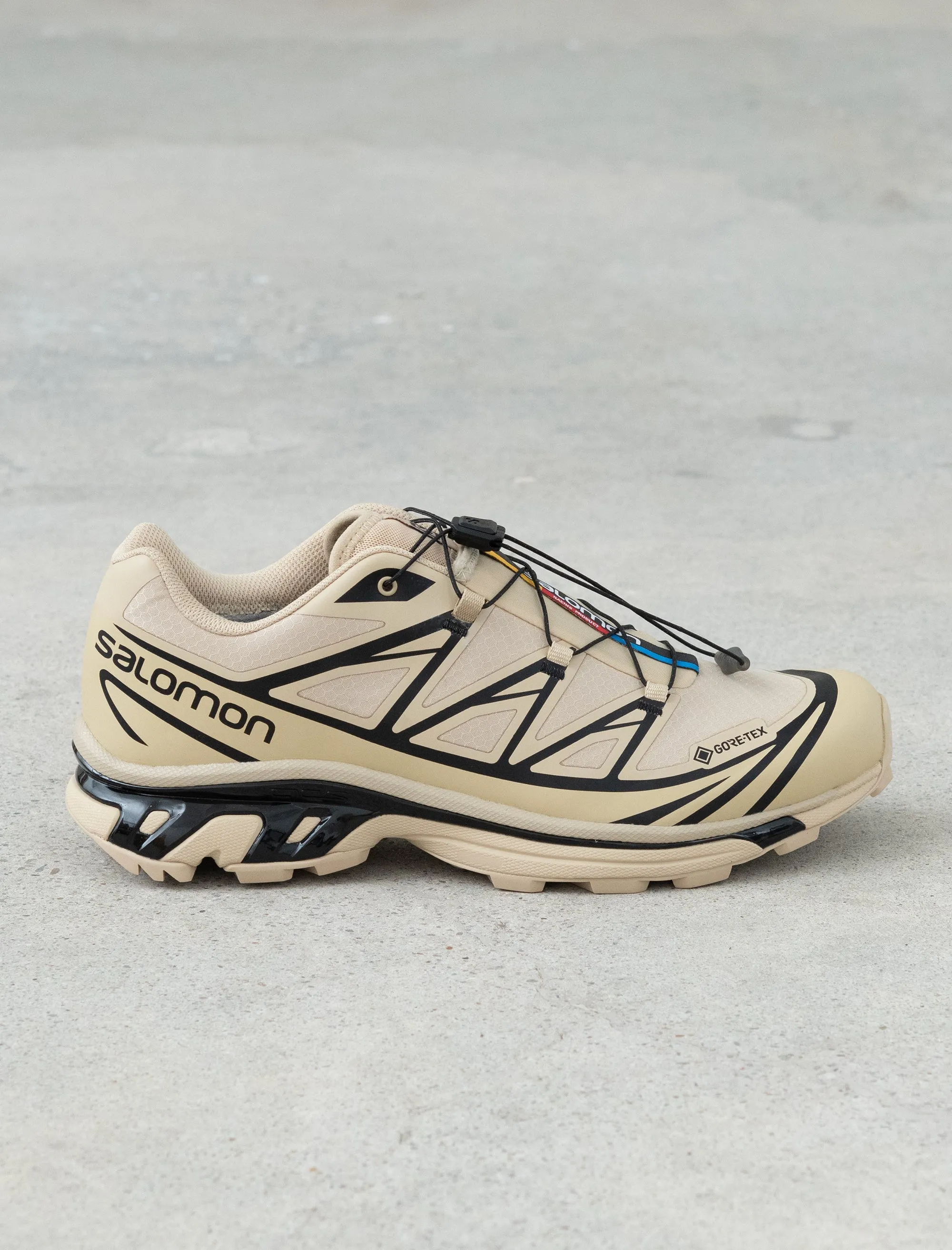 XT-6 GTX (Safari/Black) Tidy Style Slip On Design