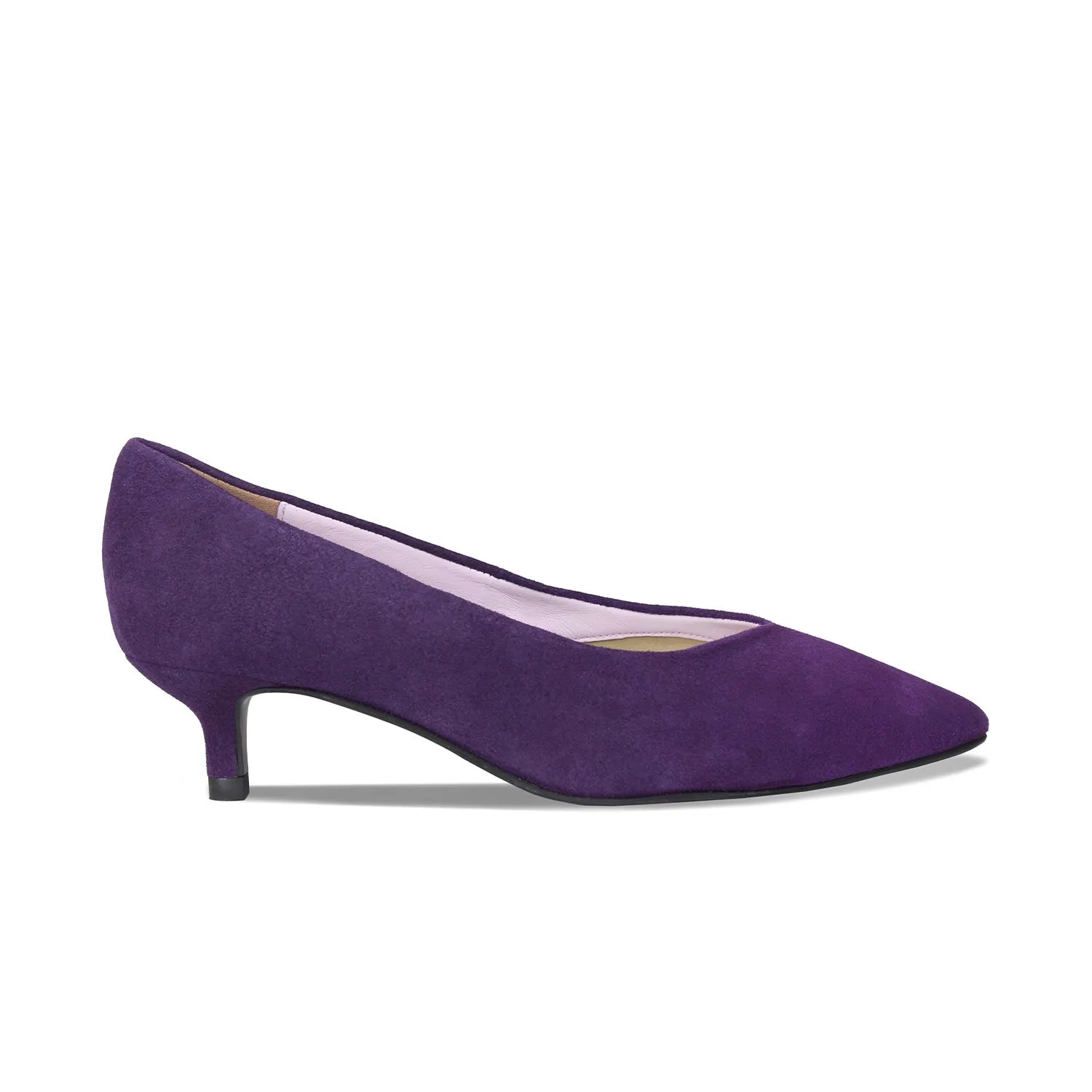 Kitty: Purple Suede Foot Softness