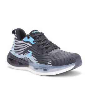 Leap7x By Liberty Men RW-09 Black Sports Lacing Shoes comfortable wearing experience shoes Anti - odor